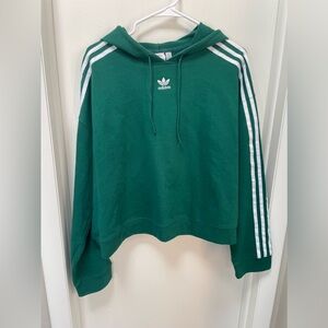 Adidas original sweat shirt sweater pull over green size XL